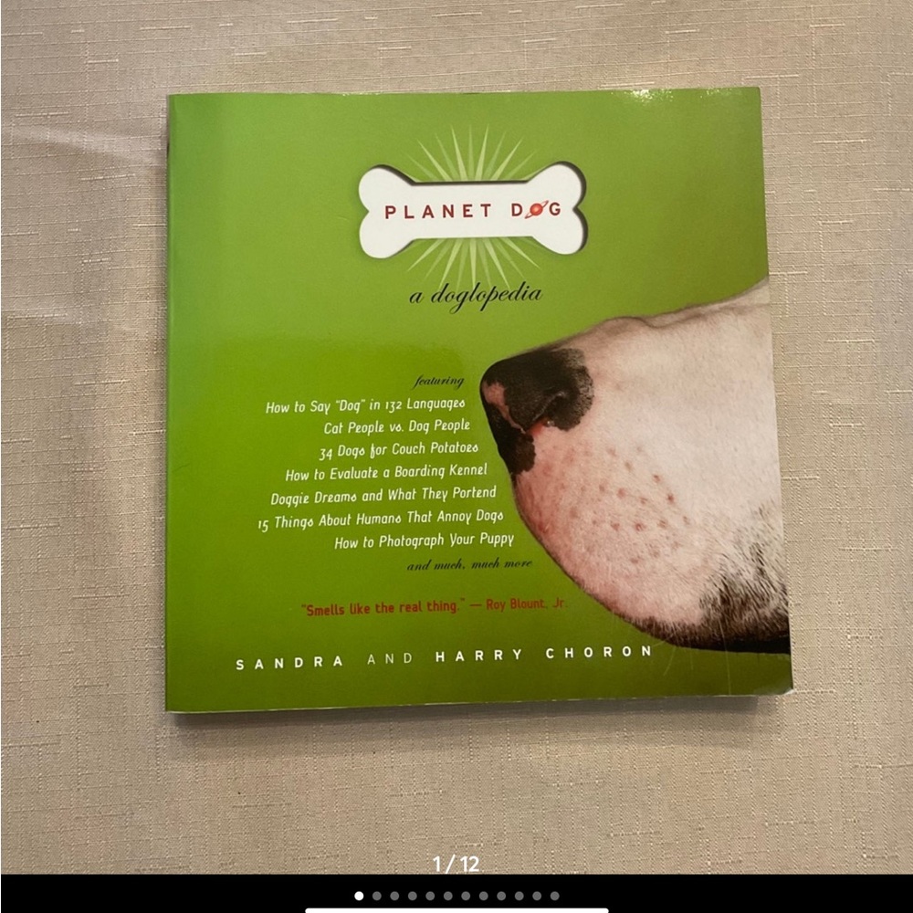 NWT Book Planet Dog a doglopedia  by, Sandra and Harry Choron